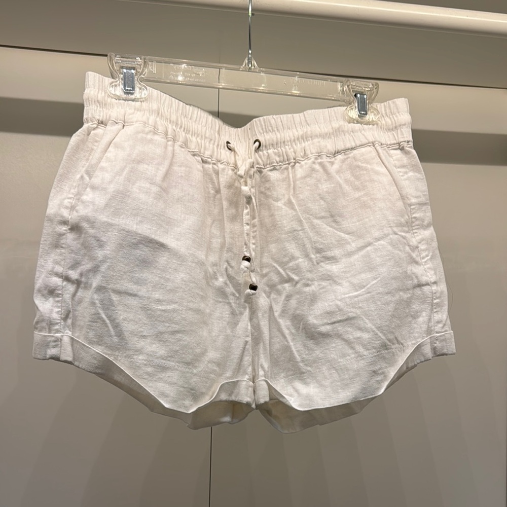 Love Tree White High Waist Denim Shorts